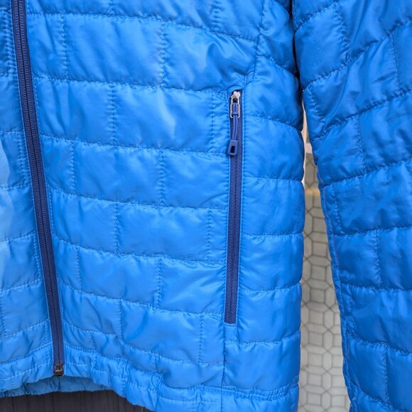 LIKE NEW Patagonia Blue Men's Nano Puff® Hoody Size M - Picture 4 of 9